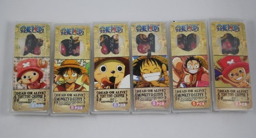 ONE PIECE Bandaid Box,Monkey·D·Luffy&Tony Tony Chopper Band(5Pcs 