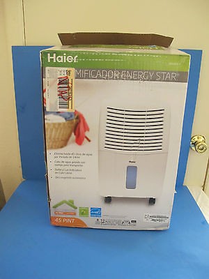 New Haier Energy Star 45 Pint DeHumidifier Model DE45EK T