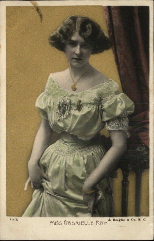 Miss Gabrielle Ray Actress c1910 Postcard