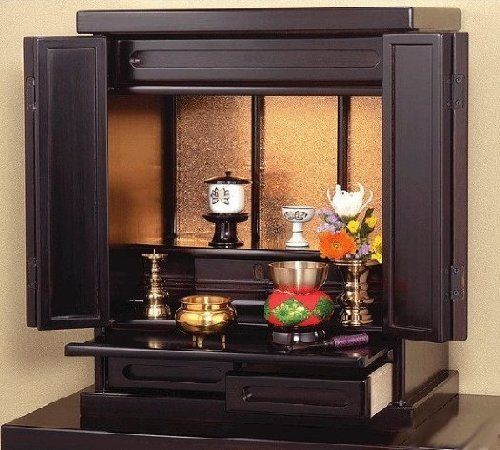 Japanese BUTSUDAN Buddhist home altars ebony tone New