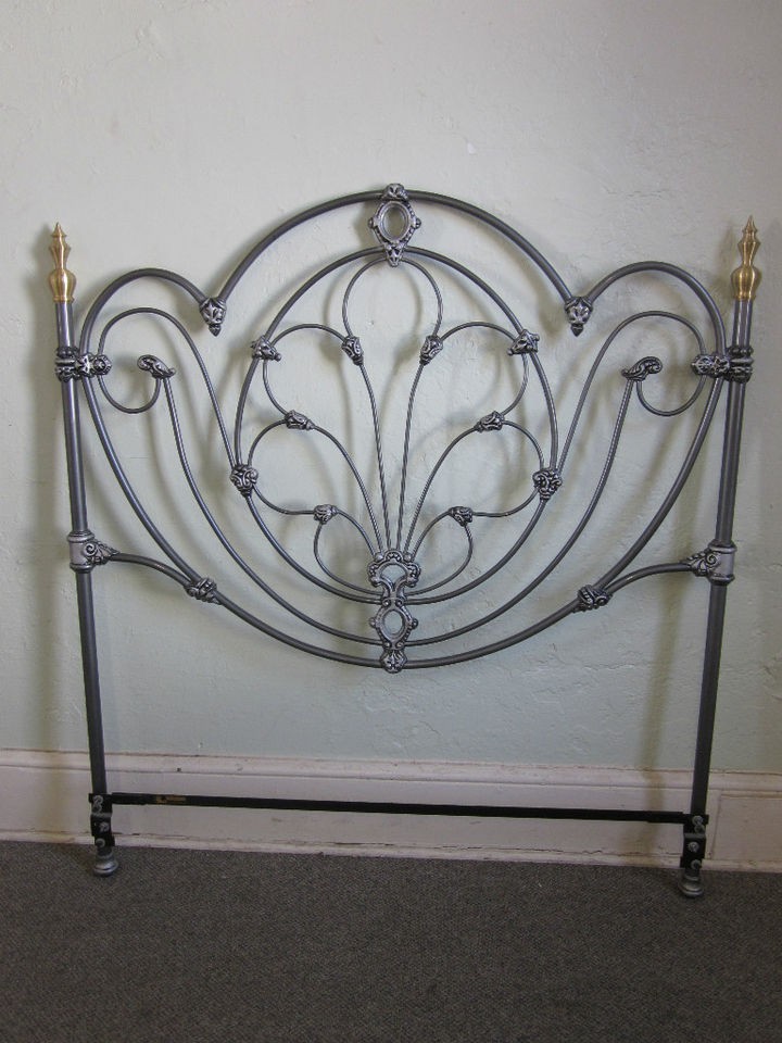 JB Ross Ornate Iron Victorian Style Headboard