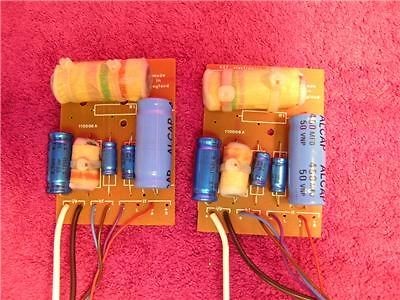 KEF SP 2024A Vintage Pair (2) Set of 2 Way Speaker Crossovers DIY 