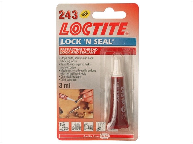 LOCTITE 243 LOCK N SEAL THREAD SEALANT (3ml)