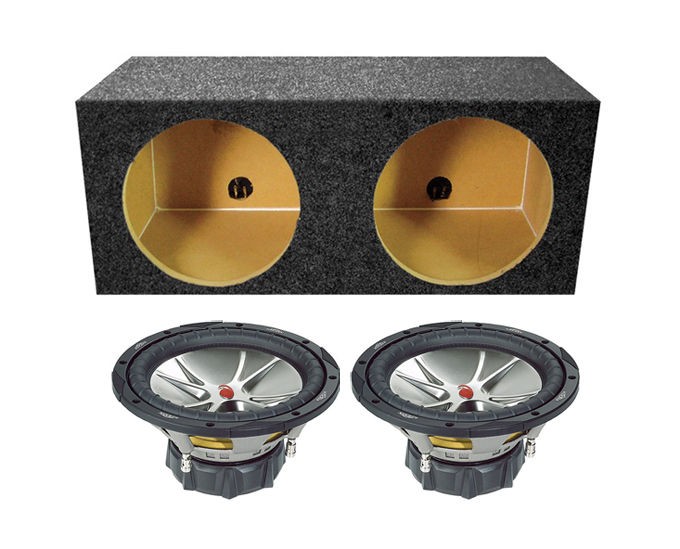 KICKER CVR12 COMPVR 12 1600W Car Audio Subwoofers + Dual 12 