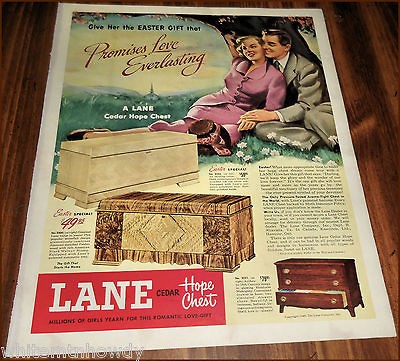   LANE CEDAR HOPE CHEST AD Model 23242300​2221 Antique Vintage