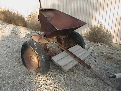 Antique Farm Equipment Horse Drawn Spreader?