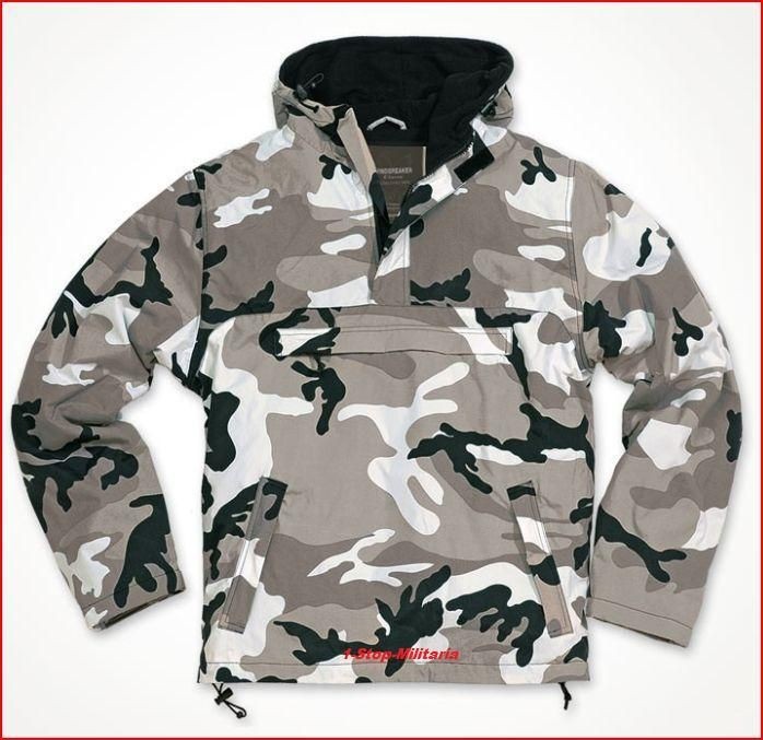 WINDBREAKER ANORAK URBAN CAMO ARMY COMBAT RAIN JACKET S XXL