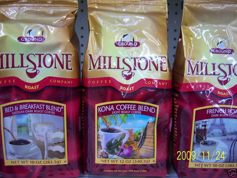 Millstone Reg DeCaf Flavored Coffee 12oz bag 16 Flavs