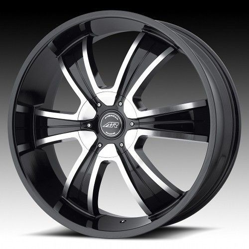   AR894 Black wheels rims 5x135 97 03 ford f150 expedition navigator