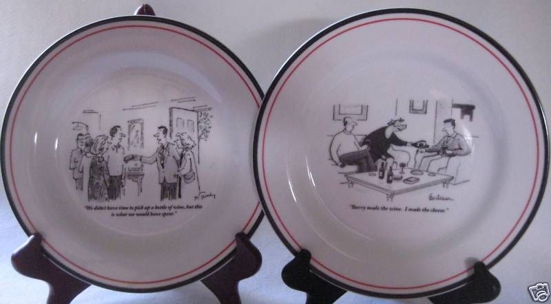 New Yorker Restoration Hardware 2 Cheese Plate Cartoon