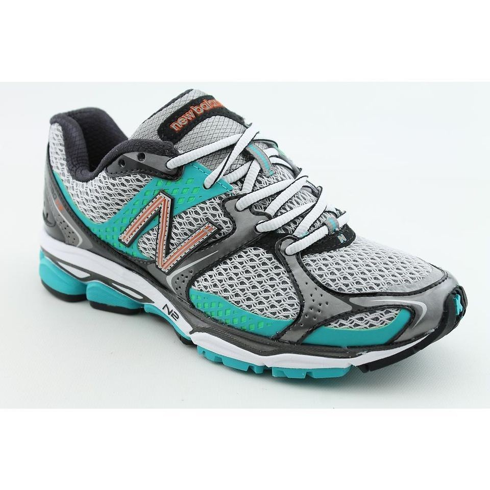 New Balance W1080v2 Womens Size 9.5 Gray Mesh Synthetic Running Shoes