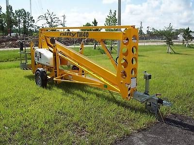 Nifty TM40 46 Towable Boom Lift,21 of Outreach,Bi En​ergy, Battery 