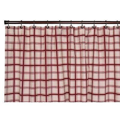 Plaid Shower Curtain Curtains
