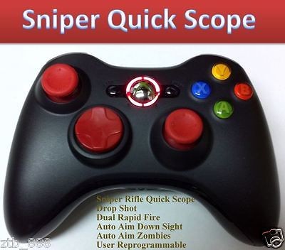 BLACK OPS 2 RAPID FIRE Modded Xbox 360 Controller Sniper quick scope 