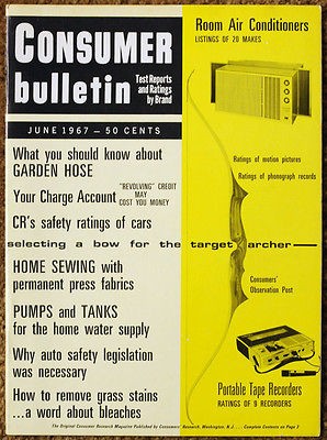 TARGET ARCHERY BOW June 1967 CONSUMER BULLETIN