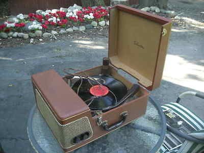 SILVERTONE Record Player SERIEL NO# 3249 PLAYS 33 45 N 78