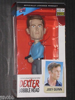 DEXTER DETECTIVE JOEY QUINN BOBBLE HEAD FIGURE DESMOND HARRINGTON NEW 