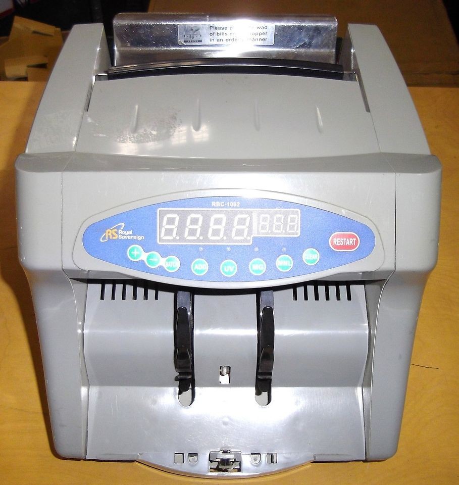 Royal Sovereign Money Cash Bill Counting Machine RBC 1002