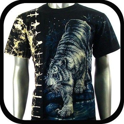 Survivor T Shirt Biker Rock Tiger Tattoo S77 Sz M Punk Heavy Metal 