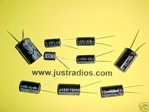 450V 105C Electrolytic Capacitor Kit for Tube Radios