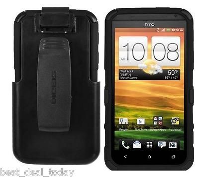 SEIDIO RUGGED CONVERT COMBO CASE W/ HOLSTER CLIP FOR HTC EVO 4G LTE 