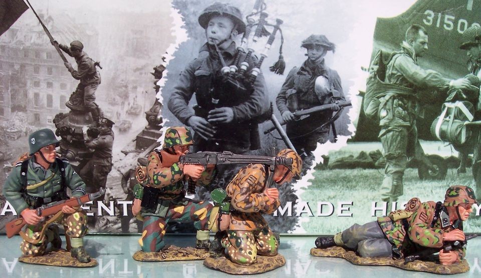 KING & COUNTRY GERMAN ARMY WS051 MG42 GUN GROUP MIB