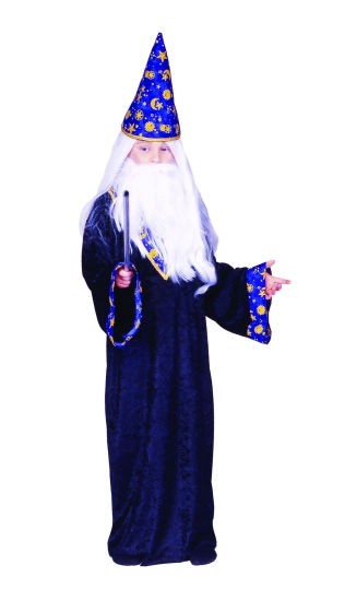 MERLIN THE MAGICIAN WIZARD ROBE CHILD RENAISSANCE MEDIEVAL BOY 