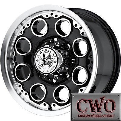 17 Black AO Patrol Wheels Rims 5x139.7 5 Lug Dodge Ram 1500 Dakota 