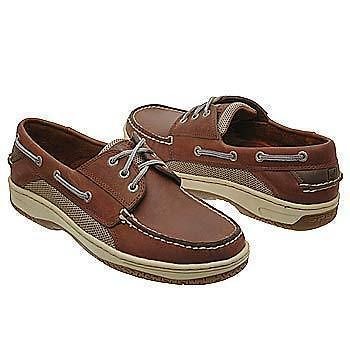   Topsider Billfish Men Boat Shoes Deck Shoes Non Marking Dark Tan