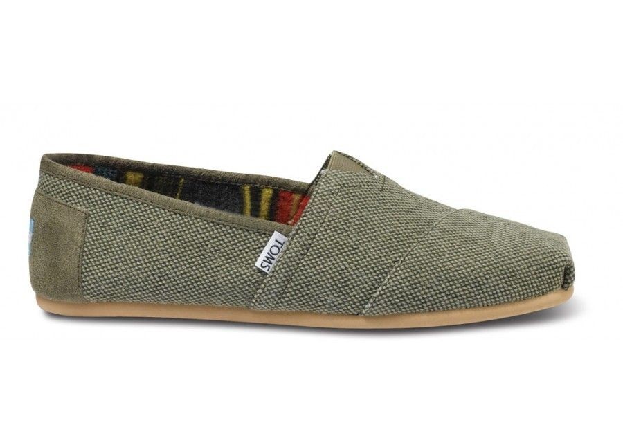   Mens Classics Olive Farrin Espadrilles Various Sizes Vegan Friendly