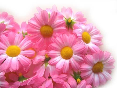   Gerbera Daisy Heads Artificial Silk Flower Wedding Lot Wholesale 1.75