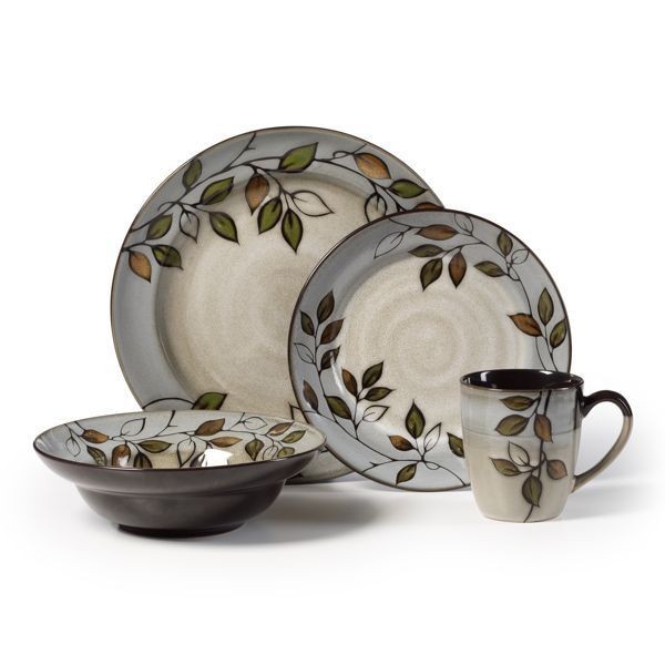 Pfaltzgraff Everyday 32 Piece Dinnerware Set, Service for 8 Rustic 