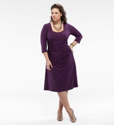 Plus Size Kiyonna Flaunt Cocktail Dress CLEARANCE 2X 3X 4X 5X