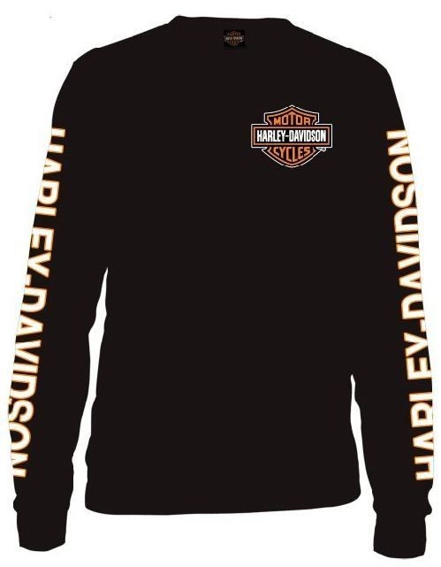   HARLEY DAVIDSON® MENS BAR & SHIELD, LONG SLEEVE TEE T SHIRT 30291744