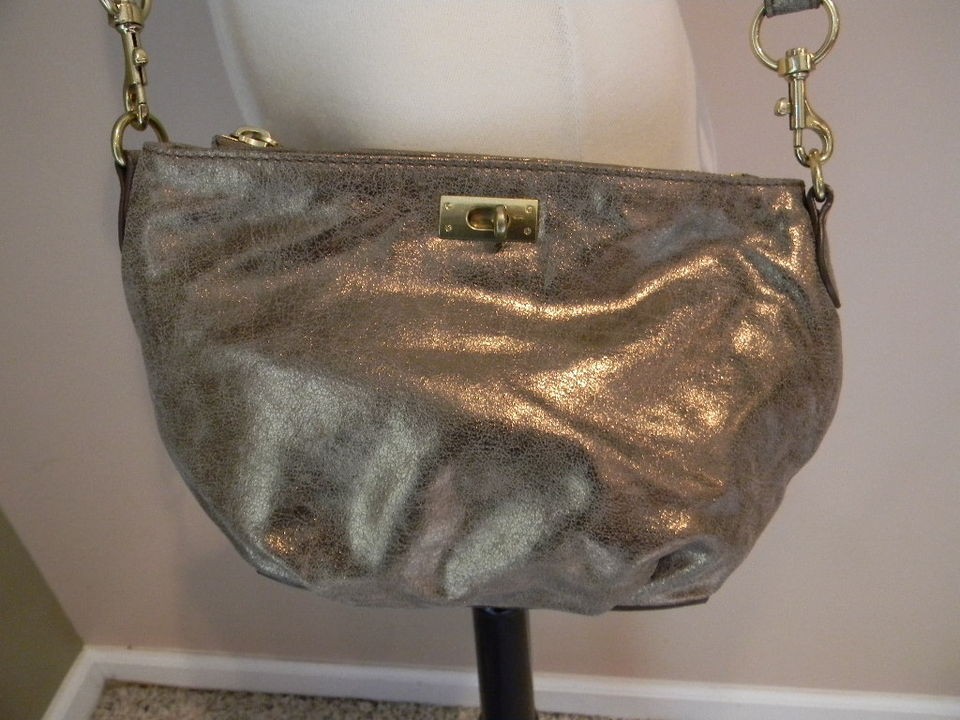 CREW COLLECTION~BABY~ BROMPTON METALLIC $158 ~SMALL HAND BAG~ RARE 