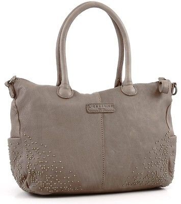   2012 FALL Auth. LIEBESKIND Berlin GRACE Vintage Stone Leather Handbag