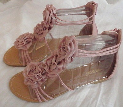 Bamboo Boho Maniac Flat Thong Sandals Rosette Accents MANY Colors 