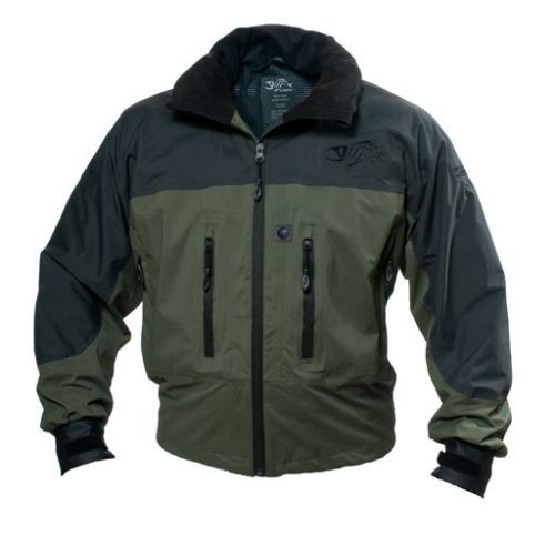 Loomis Native Run 2L Jacket Waterproof Charcoal/Olive Large 