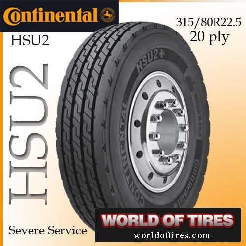   truck tires Continental HSU2 315 80r22.5   315 80 22.5   22.5 tires