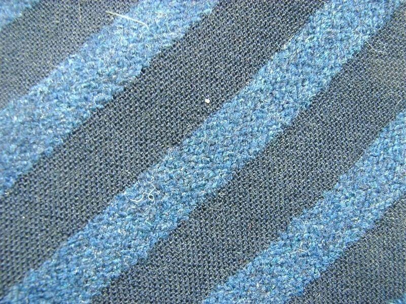   ZEGNA BLACK SLATEBLUE STRIPE WOOL CASHMERE SILK NECKTIE TIE HS4