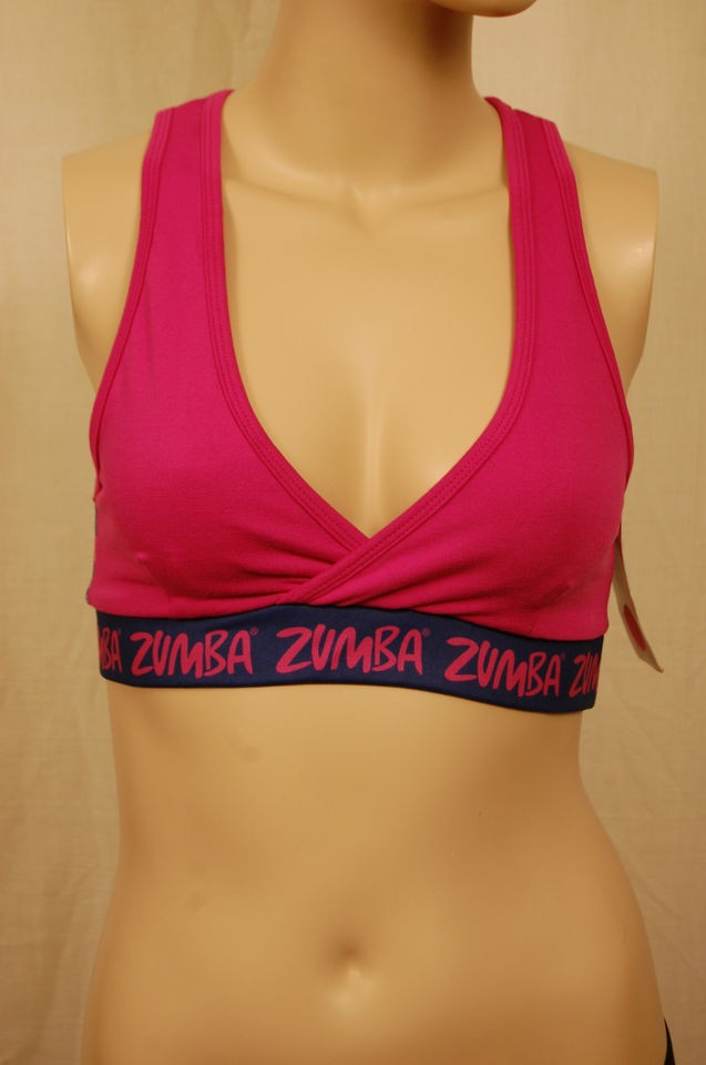 WOMENS ZUMBA PURPLE AND NAVY SPORTS BRA $18.98  USA