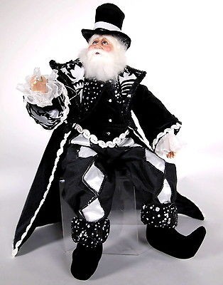 Katherines 2012 Collection 22 Black Tie Santa Doll Wayne Kleski