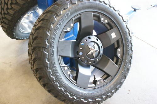 35 20 Inch XD Rockstar Wheels Rims Toyo O/C Mud Tires