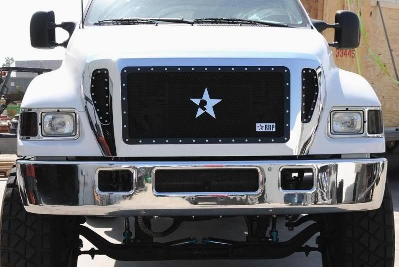 RBP RX Black Grille Insert 2004 2010 Ford F 650 & F 750