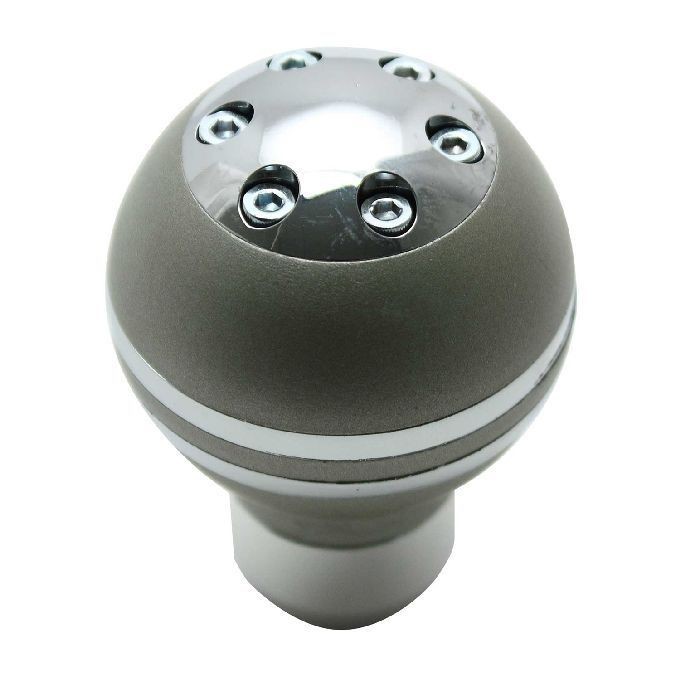 Nickel Finish Mirror Chrome Shift Knob 5/16 to 9/16 or 8mm   15mm 