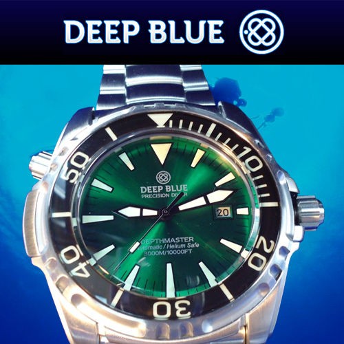 DEEP BLUE DEPTHMASTER 3000 PRO DIVING WATCH 3000m WR ORANGE CITIZEN 