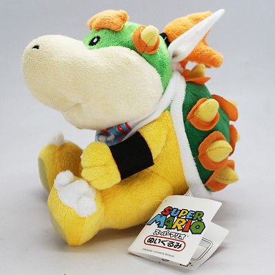 Super Mario Brothers Bowser Jr. Koopa 7 inch Stuffed Plush Doll Toy 