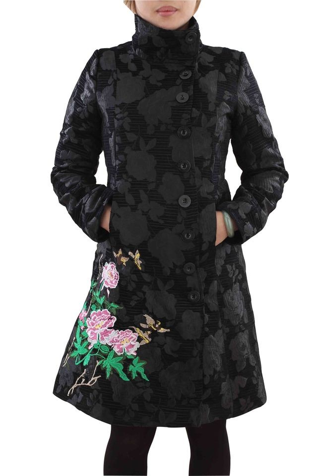 New 2012 Desigual FLORENCIA Coat Jacket Bag Coat size  36 38 40 