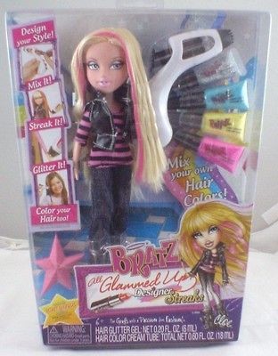 New Bratz All Glammed Up DESIGNER STREAKS **CLOE** Doll *Mix*Streak*Gl 