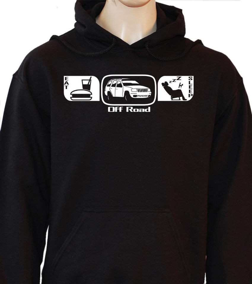 EAT SLEEP JEEP GRAND CHEROKEE CLASSIC CAR HOODIE ES115